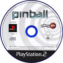 Cartridge artwork for Pinball on the Sony Playstation 2.