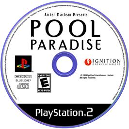 Cartridge artwork for Pool Paradise on the Sony Playstation 2.