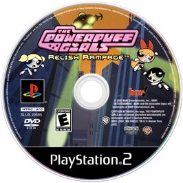 Cartridge artwork for Powerpuff Girls - Relish Rampage, The on the Sony Playstation 2.