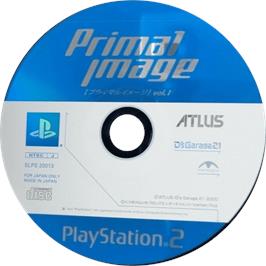 Cartridge artwork for Primal Image Vol. 1 on the Sony Playstation 2.