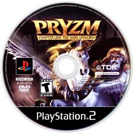 Cartridge artwork for Pryzm Chapter One - The Dark Unicorn on the Sony Playstation 2.