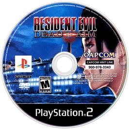 Cartridge artwork for Resident Evil - Dead Aim on the Sony Playstation 2.
