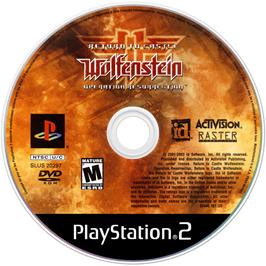 Cartridge artwork for Return To Castle Wolfenstein - Operation Resurrection on the Sony Playstation 2.