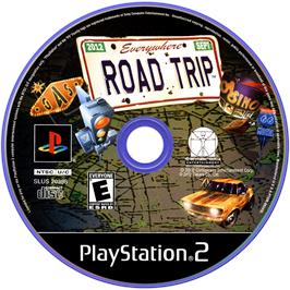 Cartridge artwork for Road Trip Adventure on the Sony Playstation 2.