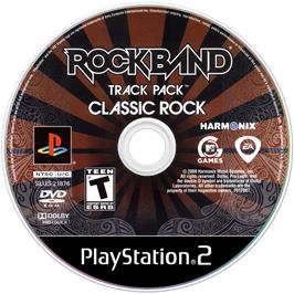 Cartridge artwork for Rock Band - Classic Rock Track Pack on the Sony Playstation 2.