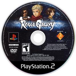 Cartridge artwork for Rogue Galaxy on the Sony Playstation 2.