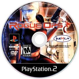 Cartridge artwork for Rogue Ops on the Sony Playstation 2.