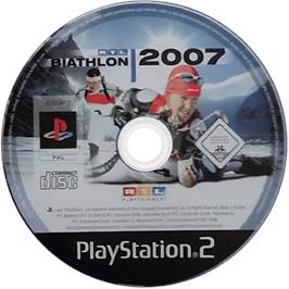 Cartridge artwork for Rtl Biathlon 2007 on the Sony Playstation 2.