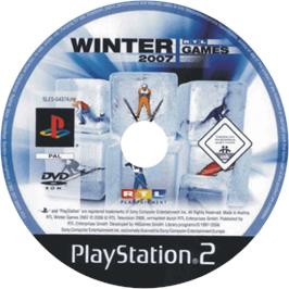 Cartridge artwork for Rtl Winter Games 2007 on the Sony Playstation 2.