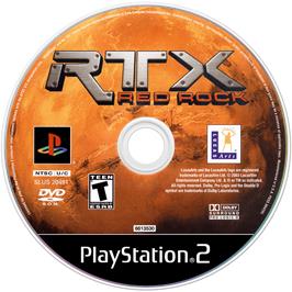 Cartridge artwork for Rtx Red Rock on the Sony Playstation 2.