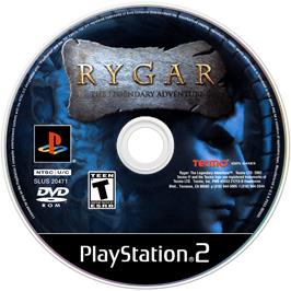 Cartridge artwork for Rygar - The Legendary Adventure on the Sony Playstation 2.