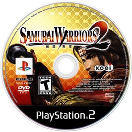 Cartridge artwork for Samurai Warriors 2 on the Sony Playstation 2.