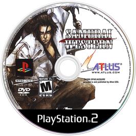 Cartridge artwork for Samurai Western on the Sony Playstation 2.