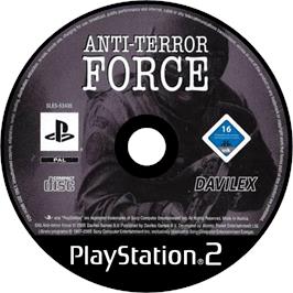 Cartridge artwork for Sas - Anti-terror Force on the Sony Playstation 2.