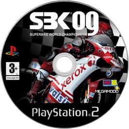 Cartridge artwork for Sbk 09 - Superbike World Championship on the Sony Playstation 2.