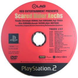 Cartridge artwork for Scared Rider Xechs on the Sony Playstation 2.