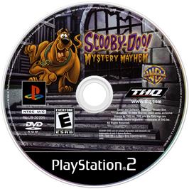 Cartridge artwork for Scooby-doo! Mystery Mayhem on the Sony Playstation 2.