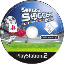 Cartridge artwork for Sensible Soccer 2006 on the Sony Playstation 2.