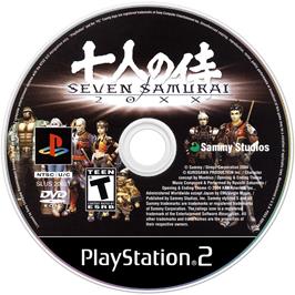 Cartridge artwork for Seven Samurai 20xx on the Sony Playstation 2.