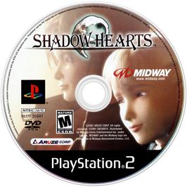 Cartridge artwork for Shadow Hearts on the Sony Playstation 2.