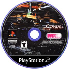 Cartridge artwork for Silpheed - The Lost Planet on the Sony Playstation 2.