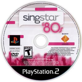 Cartridge artwork for Singstar '80s on the Sony Playstation 2.