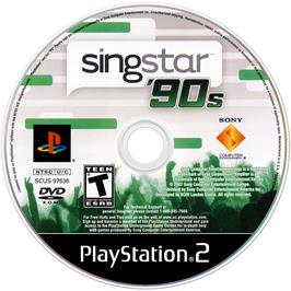 Cartridge artwork for Singstar '90s on the Sony Playstation 2.