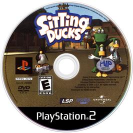 Cartridge artwork for Sitting Ducks on the Sony Playstation 2.