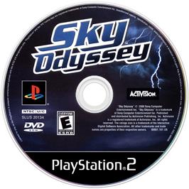 Cartridge artwork for Sky Odyssey on the Sony Playstation 2.