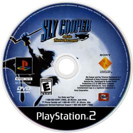 Cartridge artwork for Sly Raccoon on the Sony Playstation 2.