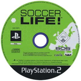 Cartridge artwork for Soccer Life! on the Sony Playstation 2.