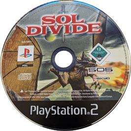Cartridge artwork for Sol Divide on the Sony Playstation 2.
