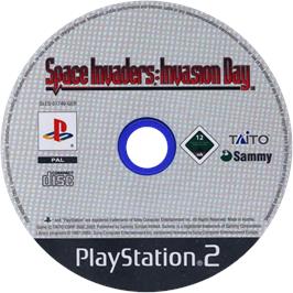 Cartridge artwork for Space Invaders - Invasion Day on the Sony Playstation 2.