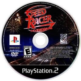 Cartridge artwork for Speed Racer - Le Jeu Vidéo on the Sony Playstation 2.