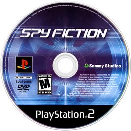 Cartridge artwork for Spy Fiction on the Sony Playstation 2.