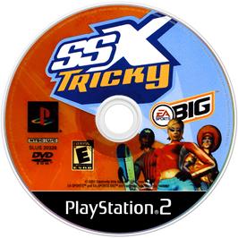 Cartridge artwork for Ssx Tricky on the Sony Playstation 2.