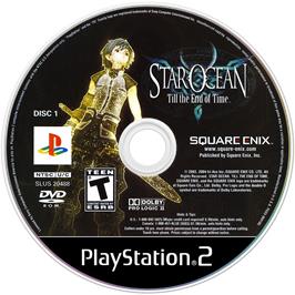 Cartridge artwork for Star Ocean - Till The End Of Time on the Sony Playstation 2.