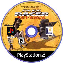 Cartridge artwork for Star Wars - Racer Revenge on the Sony Playstation 2.