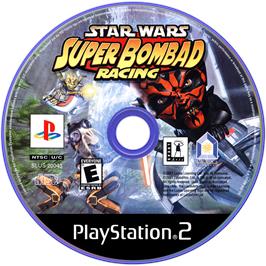 Cartridge artwork for Star Wars - Super Bombad Racing on the Sony Playstation 2.