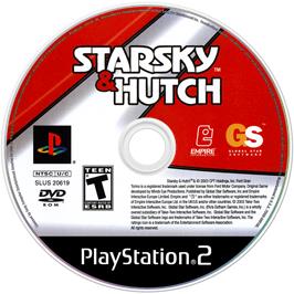 Cartridge artwork for Starsky And Hutch on the Sony Playstation 2.