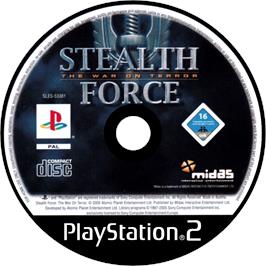 Cartridge artwork for Stealth Force - The War On Terror on the Sony Playstation 2.