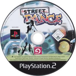 Cartridge artwork for Street Dance on the Sony Playstation 2.
