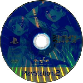 Cartridge artwork for Strike Witches on the Sony Playstation 2.