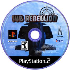 Cartridge artwork for Sub Rebellion on the Sony Playstation 2.