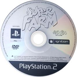 Cartridge artwork for Super Farm on the Sony Playstation 2.
