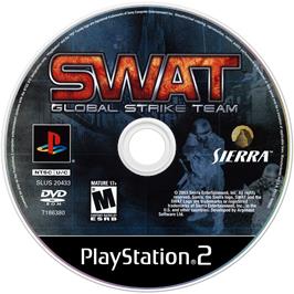 Cartridge artwork for Swat - Global Strike Team on the Sony Playstation 2.