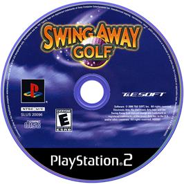 Cartridge artwork for Swing Away Golf on the Sony Playstation 2.