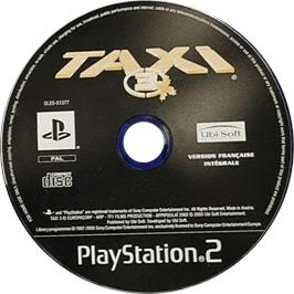 Cartridge artwork for Taxi 3 on the Sony Playstation 2.