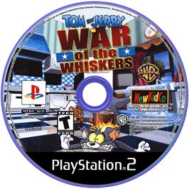 Cartridge artwork for Tom And Jerry In War Of The Whiskers on the Sony Playstation 2.