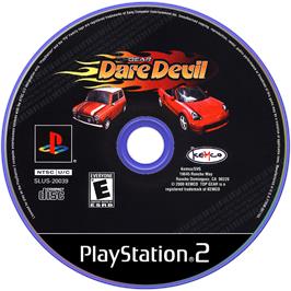 Cartridge artwork for Top Gear Dare Devil on the Sony Playstation 2.